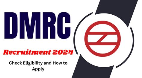 DMRC Recruitment 2024 Notification Out Apply Now