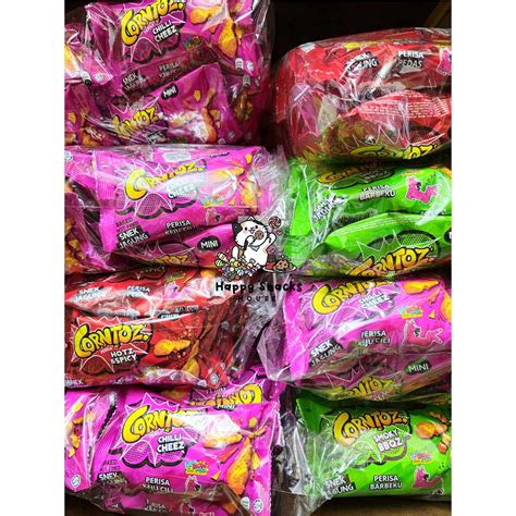 30pcs X 12g Mini Corntoz Snek Jagung BBQ Chili Cheese Hot Spicy Shopee Malaysia