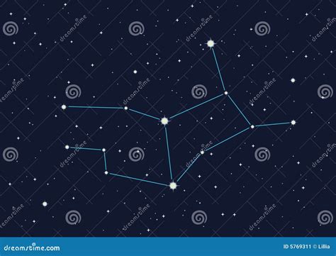 Constellation Virgo Stock Image - Image: 5769311