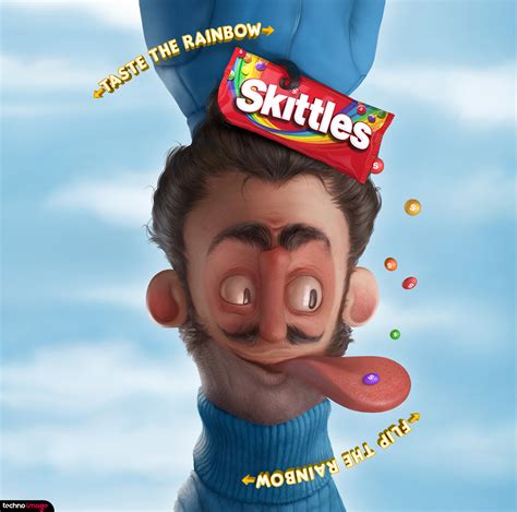 Skittles • Flip the rainbow, taste the rainbow on Behance