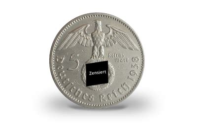 2 Reichsmark Silbermünze Komplettset 1936 1939 Drittes Reich Primus