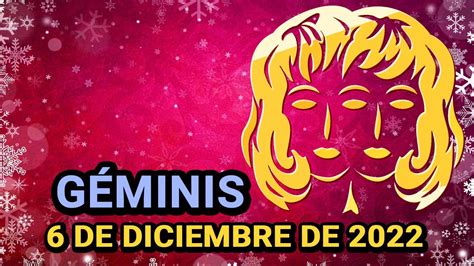 🎉𝐕𝐈𝐄𝐍𝐄 𝐔𝐍𝐀 𝐆𝐑𝐀𝐍 𝐂𝐄𝐋𝐄𝐁𝐑𝐀𝐂𝐈Ó𝐍🤩 Géminis♊ 6 De Diciembre De 2022 Horóscopo De Hoytarot Youtube