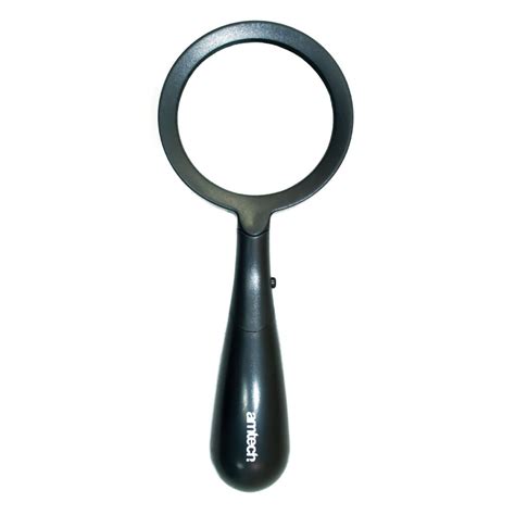 3x Hand Magnifier With Led Amtech