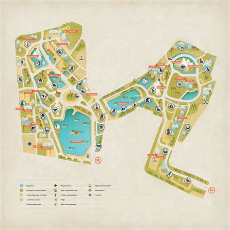 Zoo map on Behance