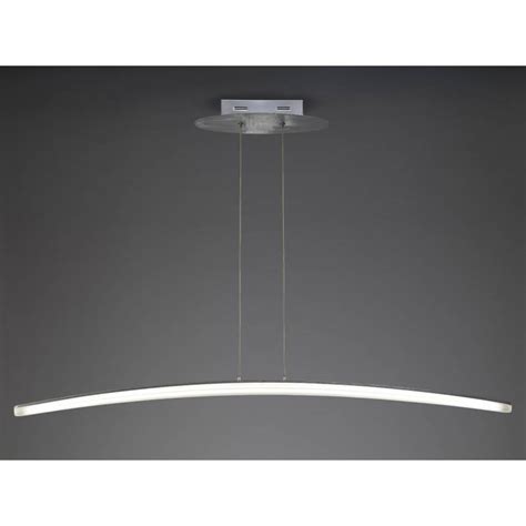 Lampara Colgante Hemisferic Led W Aluminio Y Acrilico De Mantra