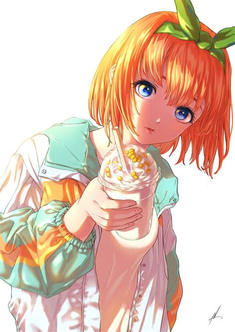 Anime Chicas Anime Toubun No Hanayome Nakano Yotsuba Pelo Corto