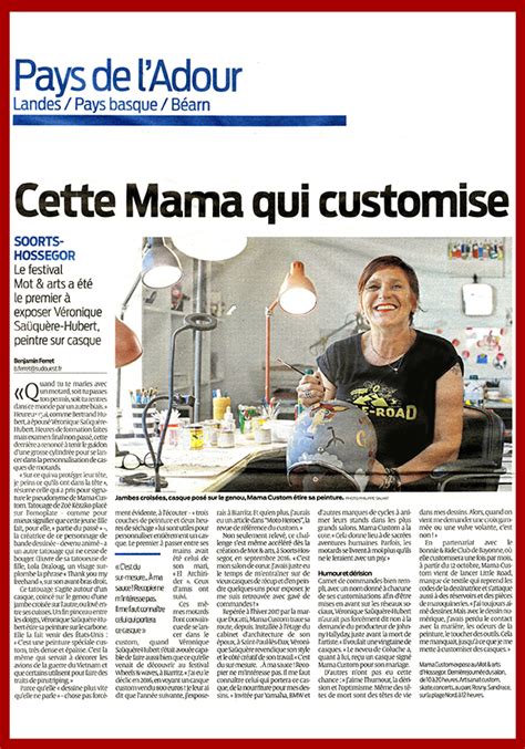 SUD OUEST 2019 Mama Custom