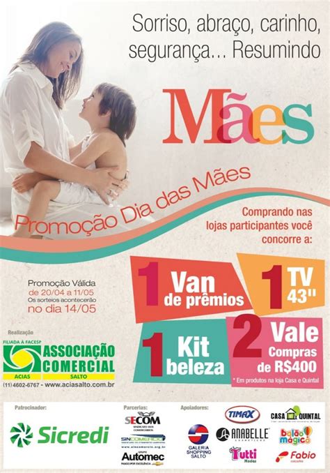 Campanhas do dia das Mães Associação Comercial Industrial e Agrícola