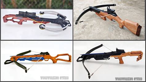 DIY Crossbow 4 Super Beautiful And Powerful DIY Crossbows YouTube