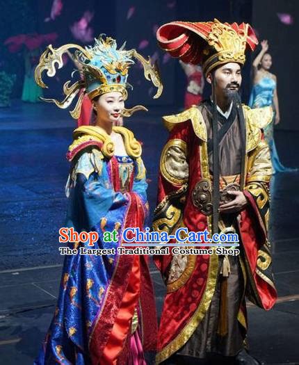 Chinese Impression Da Hong Pao Dance Stage Show Emperor and Empress ...