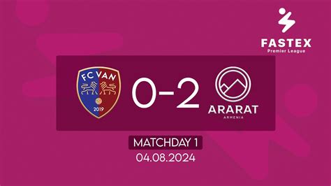 Armenian Premier League Matchday Fc Van Fc Ararat Armenia