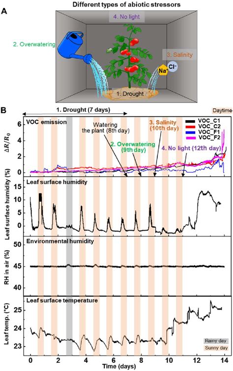 Plant Wearable For Monitoring Abiotic Stresses A Schematic Download Scientific Diagram