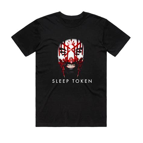 Sleep Token Aford Mask T Shirt Black Official Merchandise Store