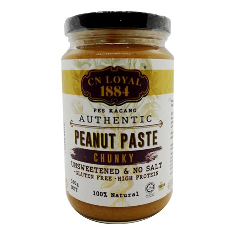 Cn Loyal 1884 Peanut Paste Chunky Un Sweetened 360g Online At Best