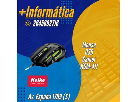 Mouse Gamer Ptico Kgm Kolke Usb Compr En San Juan