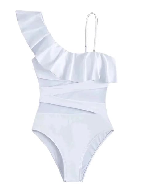 New Hot European And American Sexy Solid Color One Piece Women S Bikini Women Beach