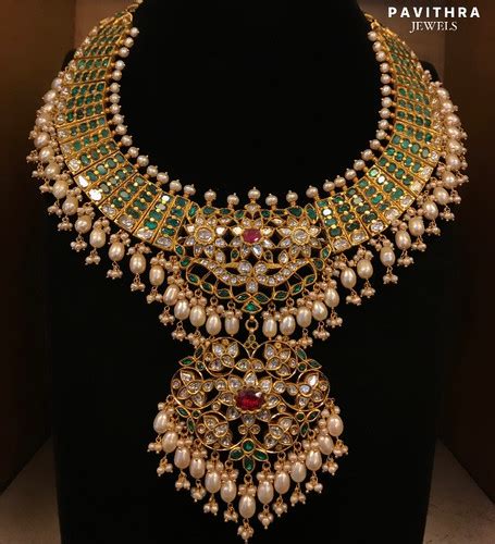 Pure Gold Polki Jewellery Pavithra Jewels