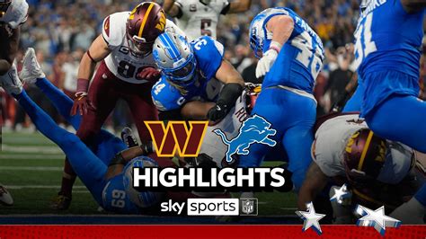 Washington Commanders at Detroit Lions | NFL Playoffs Divisional Round ...