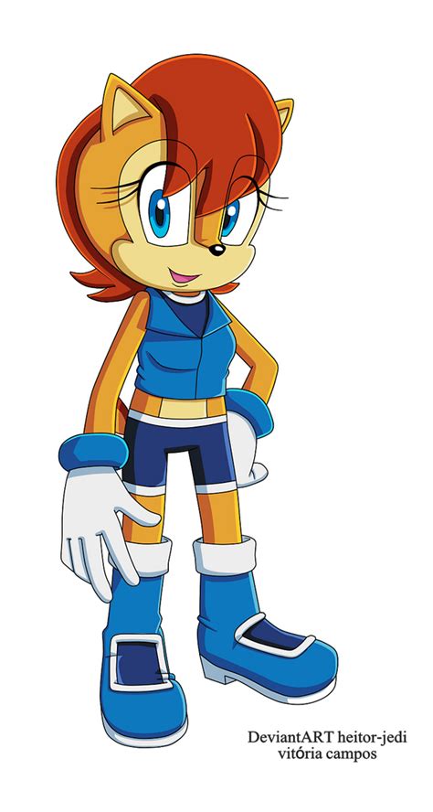 Sally Acorn Sonicx By Heitor Jedi On Deviantart