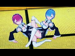 A Sexy Lesbian Encounter Between Ram And Rem Re Zero Free Mobile Porn Videos IPornTV
