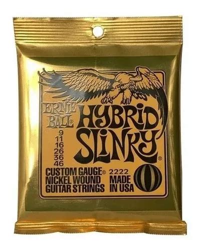 Cuerdas Guitarra Electrica Ernie Ball Hybrid Slinky Meses