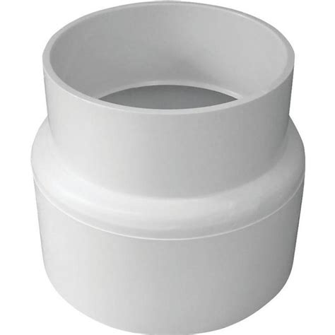 Genova CANPLAS Pipe Adapter 4 In Hub PVC White 414246BC Zoro