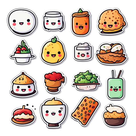 Kawaii Cartoon Food Adorably Cute and Delicious Edible Characters 29319971 PNG