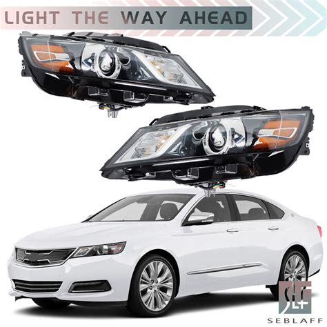 Headlights For 2015 2020 Chevy Impala Projector Hidxenon Black Right