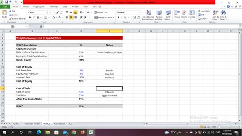 Discounted Cash Flow Dcf Valuation Model By Excel For A Small Business Eloquens