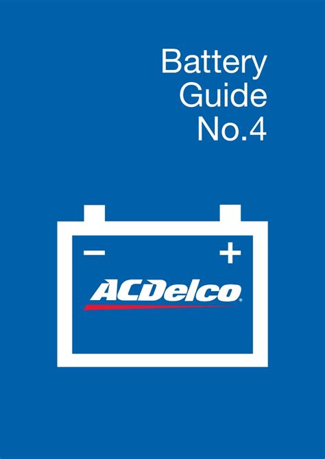 Catalogue Acdelco Batteries Pdf Battery Electricity Battery Charger