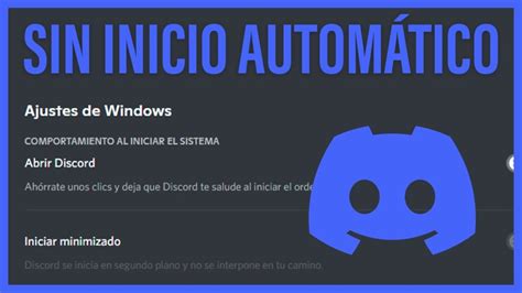 Trucos Efectivos Para Evitar Que Discord Se Abra Autom Ticamente Al