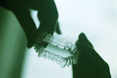 Clear Dental Teeth Retainers Stock Photo - Image of health, bracket ...