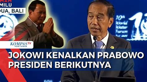 Momen Jokowi Kenalkan Prabowo Sebagai Presiden Berikutnya Saat Buka