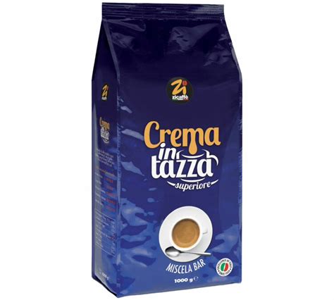 Caf En Grains Crema In Tazza Superior Gros Volume Kg Zicaff