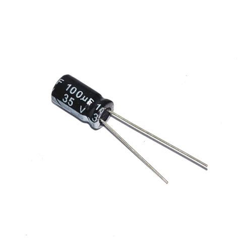 50pcs Higt Quality 35v 100uf 6 12mm 100uf 35v 6 3 12 Electrolytic Capacitor In Capacitors From