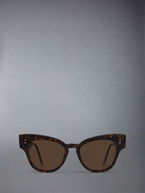 Tokyo Tortoise Acetate Cateye Sunglasses Thom Browne