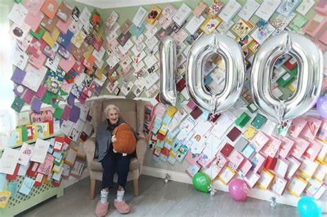 Care Home Resident 100 Spoiled Rotten With 345 Birthday Cards From