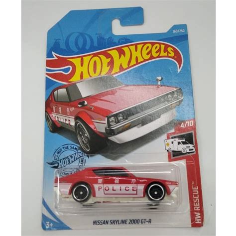 Putih Merah Hijau Hot Wheels Nissan Skyline Gt R Gtr Gt R R White Godzilla D R R