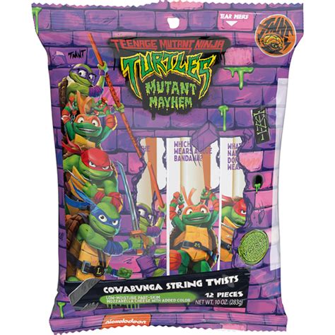 Teenage Mutant Ninja Turtles Mozzarella Cheese Sticks 10 Oz Packaged