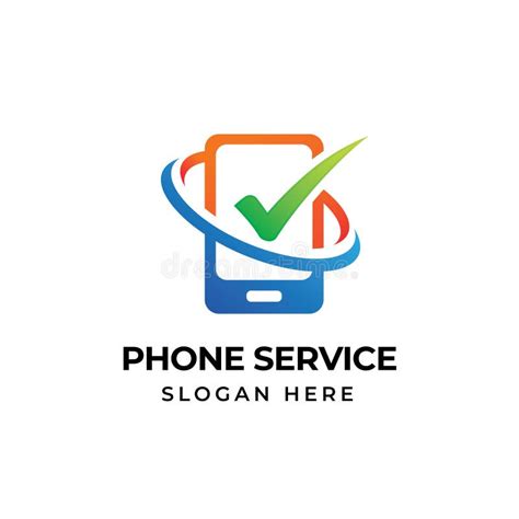 Mobile Phone Repair Logo Template Phone Service Icon Symbol