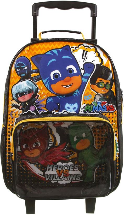 Kit Mochila Rodinha Lancheira Estojo Pj Masks Team você encontra na