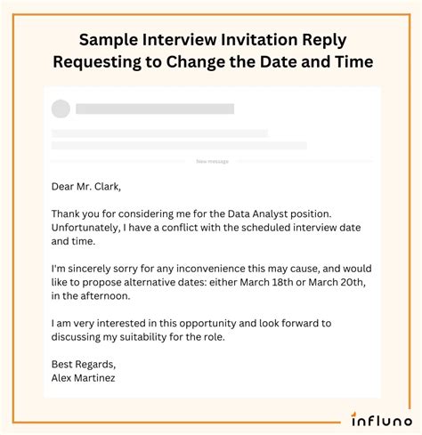 Reply To Interview Invitation Dos And Donts Examples