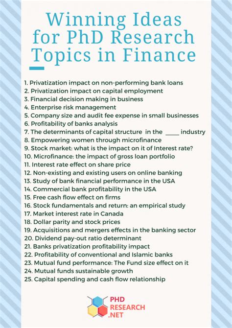 Make Your Research Topics In Finance For Phd Papers Perfect