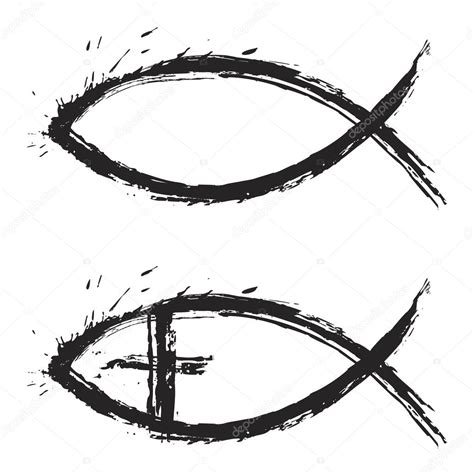 Fish christian Stock Vector Image by ©oxygen64 #6347179