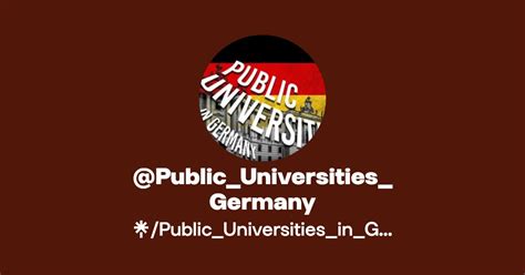 @Public_Universities_Germany | Linktree