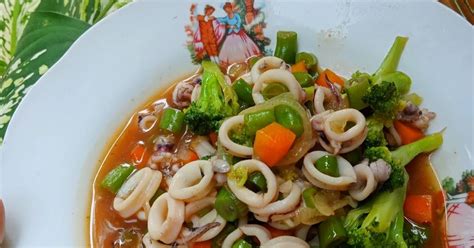 Resep Cumi Saus Tiram Brokoli Enak Dan Mudah Cookpad