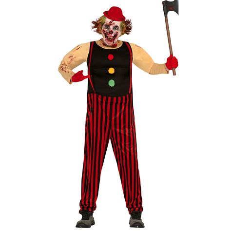 Disfraz Payaso Forzudo Asesino Adulto Miles De Fiestas 24 H