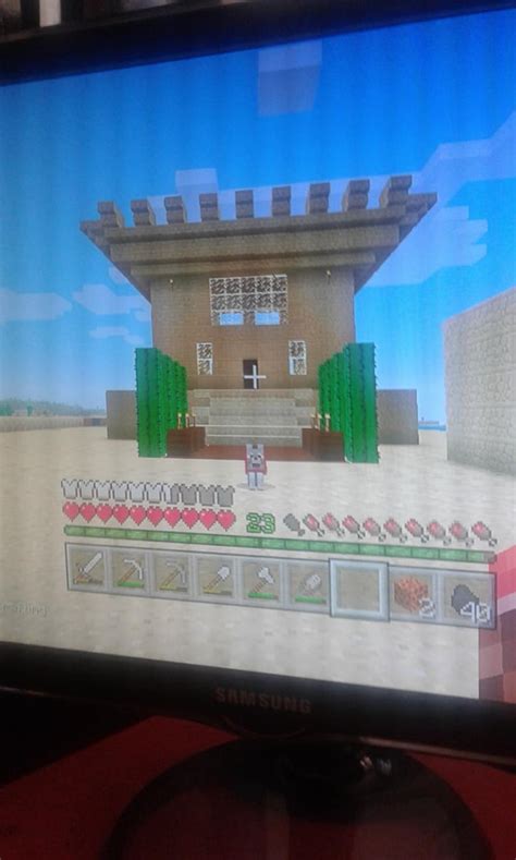 Sand castle : Minecraft