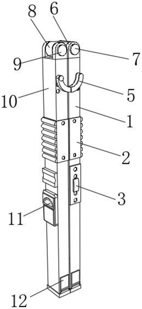 一种建筑工程垂直校准度检测装置的制作方法2