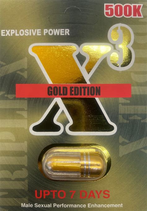 X3 500k Gold Male Sexual Enhancement Pill Enhanceme